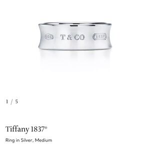 Tiffany & Co. 1837 Signature Ring - Polished Silver